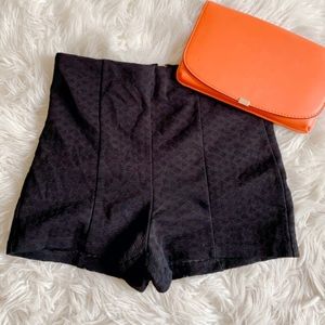 Forever21 Black High-waisted Shorts